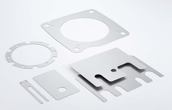 Beispiele von Shims der Firma peel-plate für den Vorrichtungsbau in verschiedenen Formen und Größen