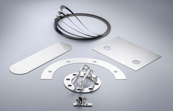Precision shims from peel-plate in various shapes and sizes